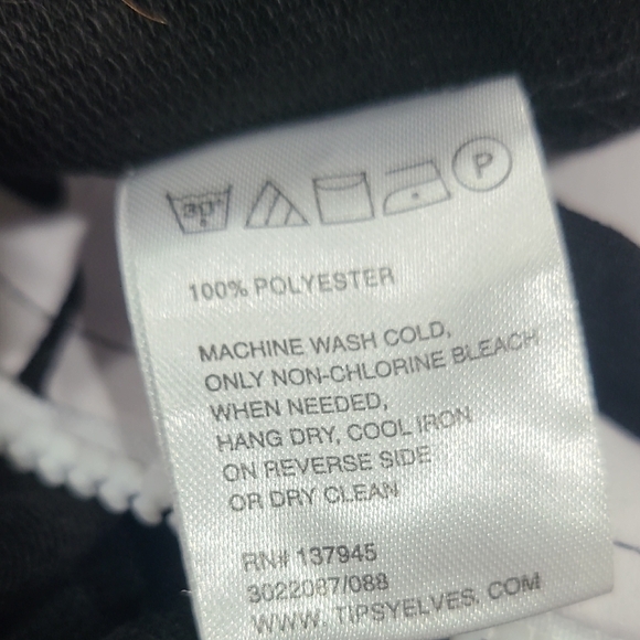 Halloween Costum Tipsy Elves Black and White Skeleton Jumpsuit - Picture 8 of 10